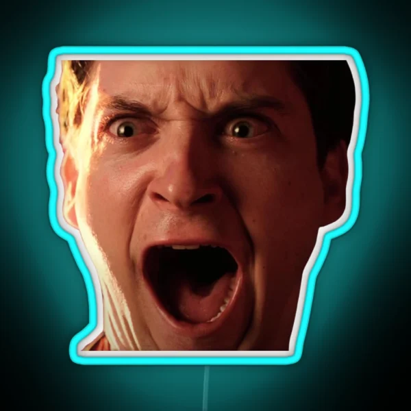 Screaming Tobey RGB Neon Sign