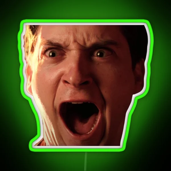 Screaming Tobey RGB Neon Sign
