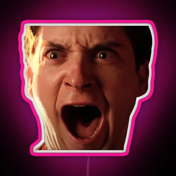 Screaming Tobey RGB Neon Sign