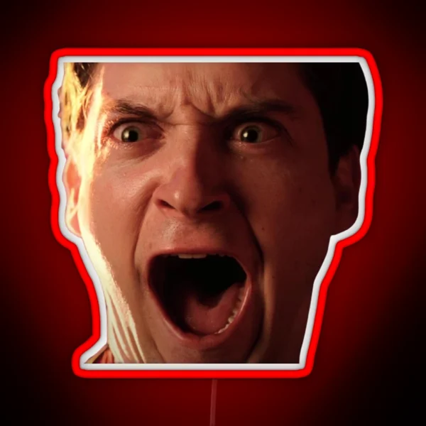 Screaming Tobey RGB Neon Sign