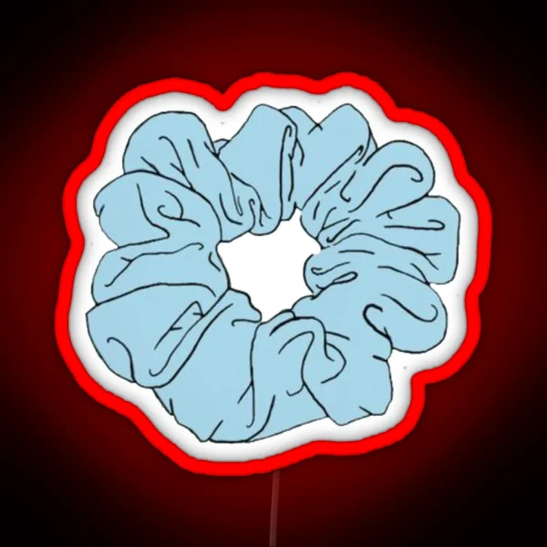 Scrunchie Led Blue RGB Neon Sign