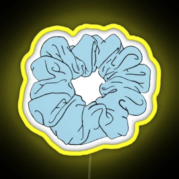 Scrunchie Led Blue RGB Neon Sign