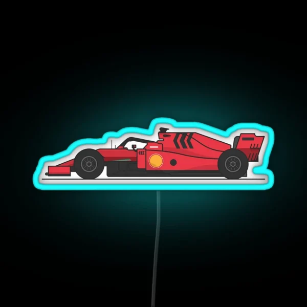 Scuderia Formula Car RGB Neon Sign