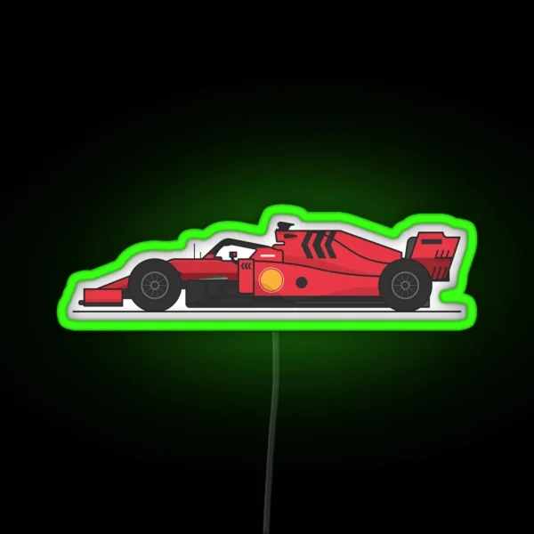 Scuderia Formula Car RGB Neon Sign