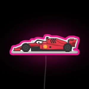 Scuderia Formula Car RGB Neon Sign