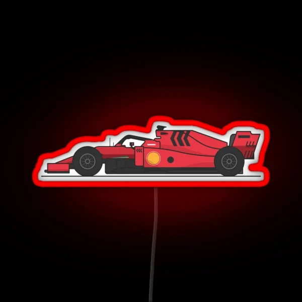Scuderia Formula Car RGB Neon Sign