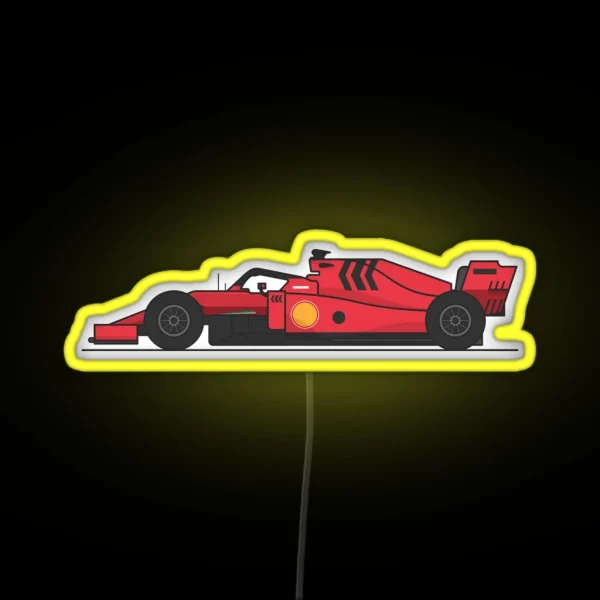 Scuderia Formula Car RGB Neon Sign
