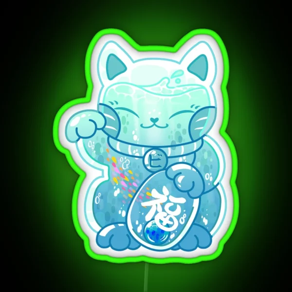 Sea Manekineko RGB Neon Sign