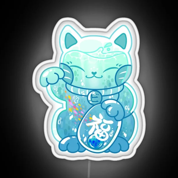 Sea Manekineko RGB Neon Sign