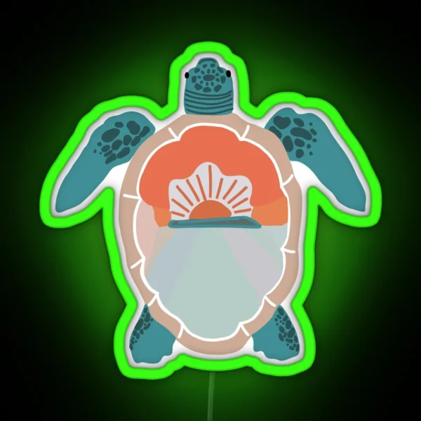 Sea Turtle RGB Neon Sign
