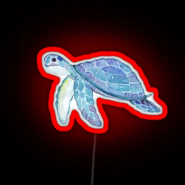 Sea Turtle RGB Neon Sign