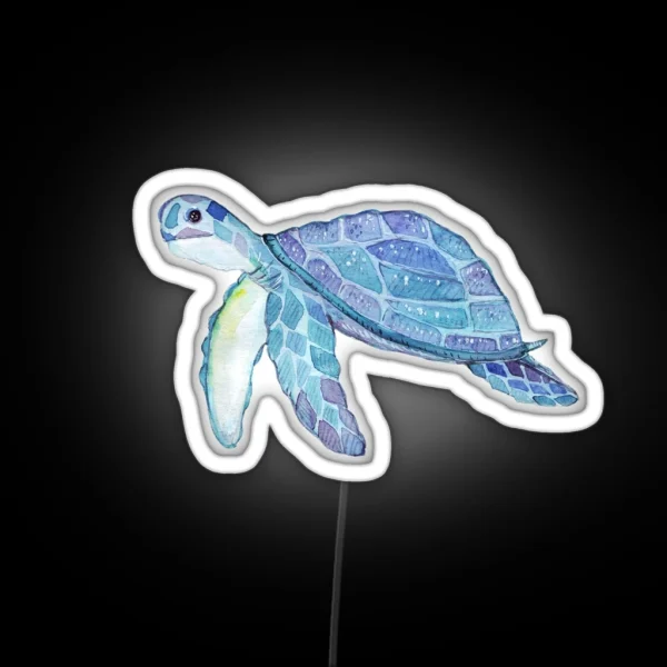 Sea Turtle RGB Neon Sign