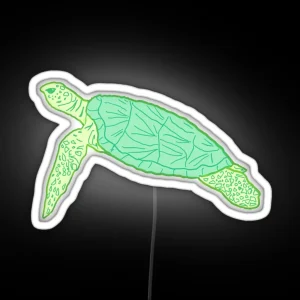 Sea Turtle RGB Neon Sign