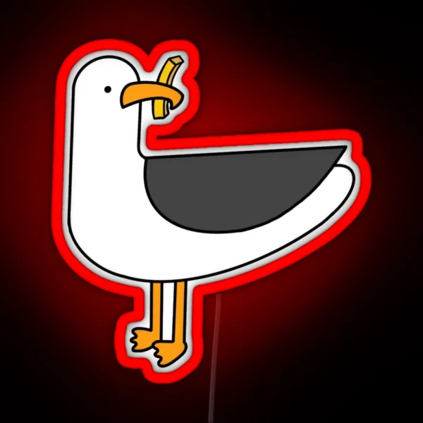 Seagull Fry Thief RGB Neon Sign