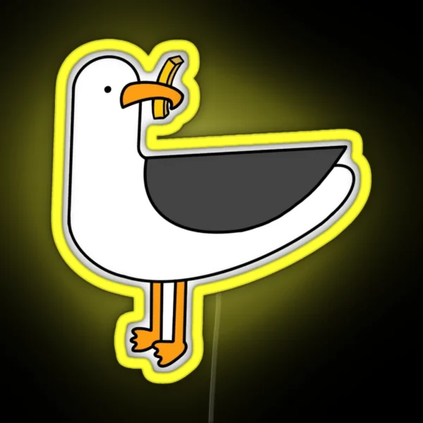 Seagull Fry Thief RGB Neon Sign