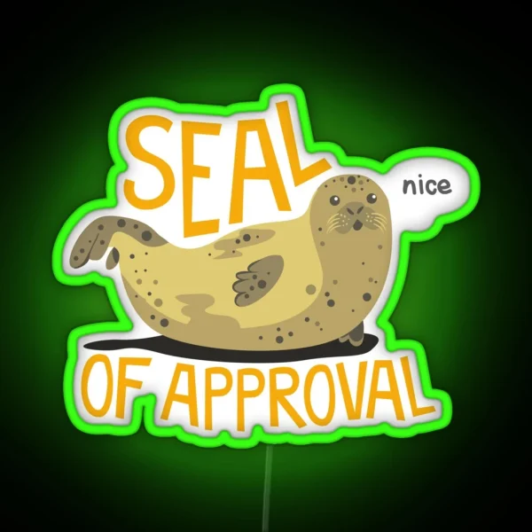 Seal Of Approval RGB Neon Sign