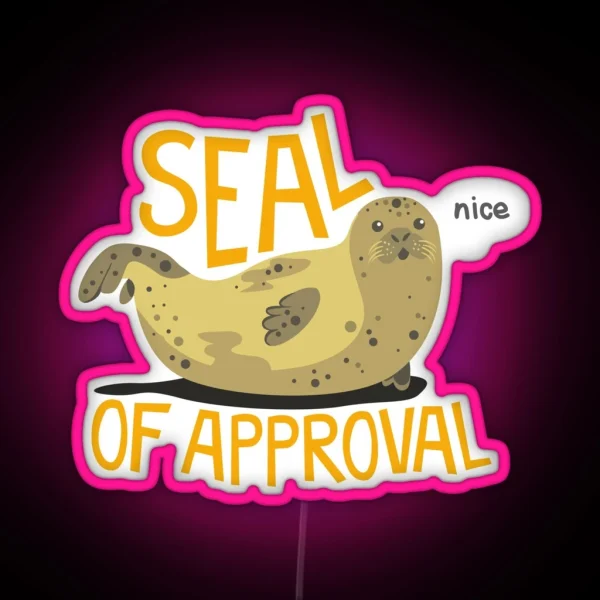 Seal Of Approval RGB Neon Sign