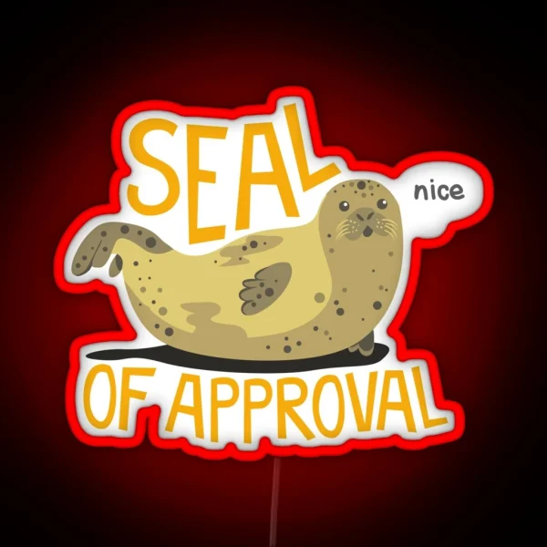 Seal Of Approval RGB Neon Sign