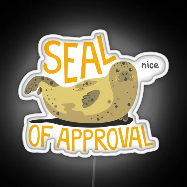 Seal Of Approval RGB Neon Sign
