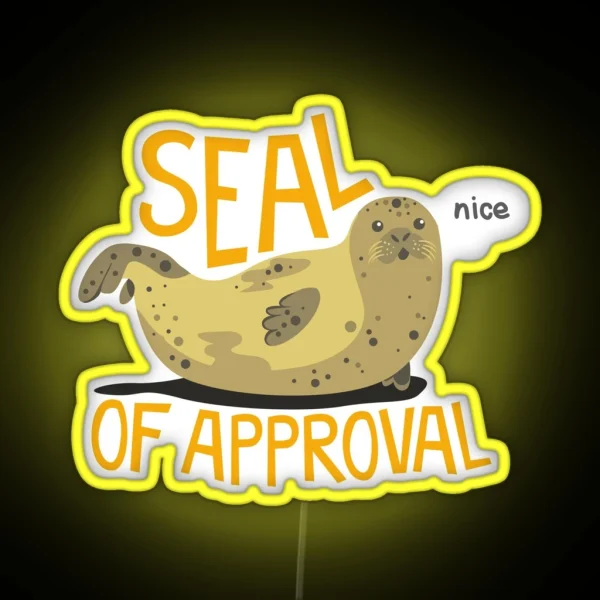 Seal Of Approval RGB Neon Sign
