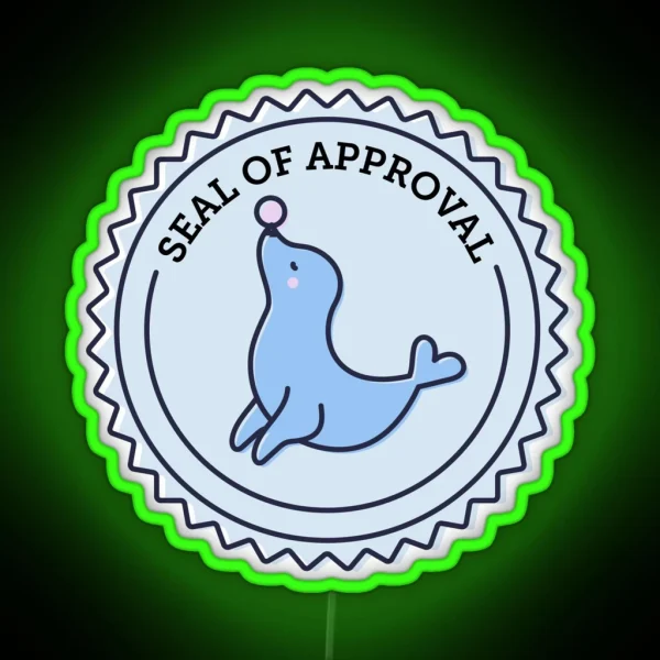 Seal Of Approval RGB Neon Sign