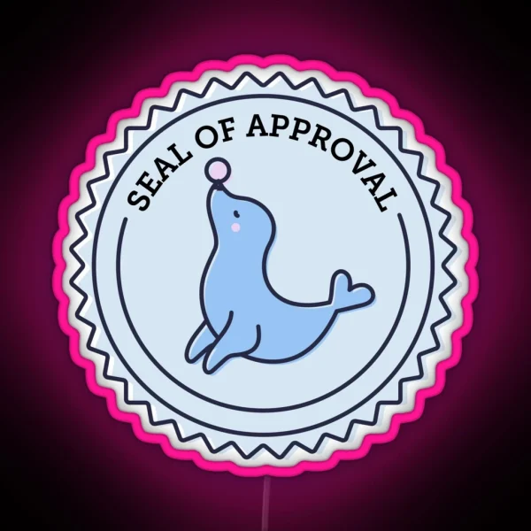 Seal Of Approval RGB Neon Sign