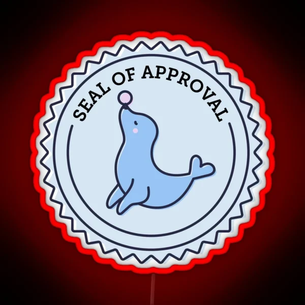 Seal Of Approval RGB Neon Sign