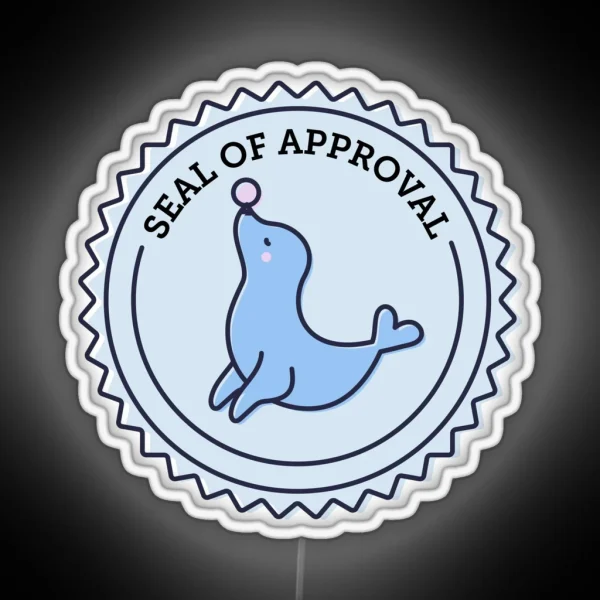 Seal Of Approval RGB Neon Sign