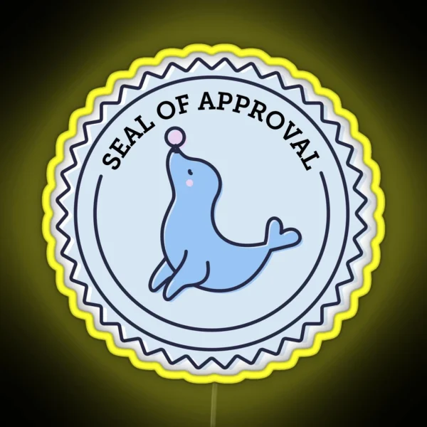 Seal Of Approval RGB Neon Sign