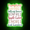 Vibrant Neon Light Decorations for Indoor Seasonal Theme Party Ambiance