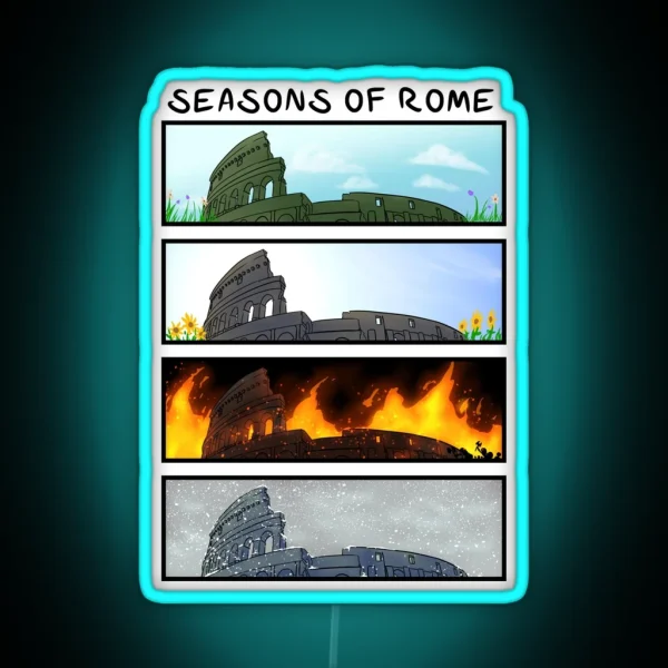 Seasons Of Rome RGB Neon Sign