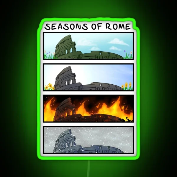Seasons Of Rome RGB Neon Sign