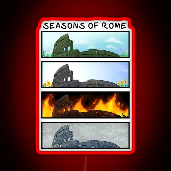 Seasons Of Rome RGB Neon Sign