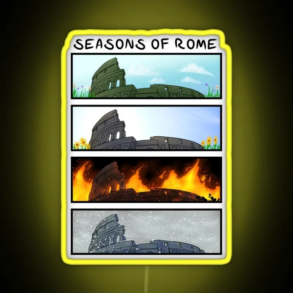 Seasons Of Rome RGB Neon Sign