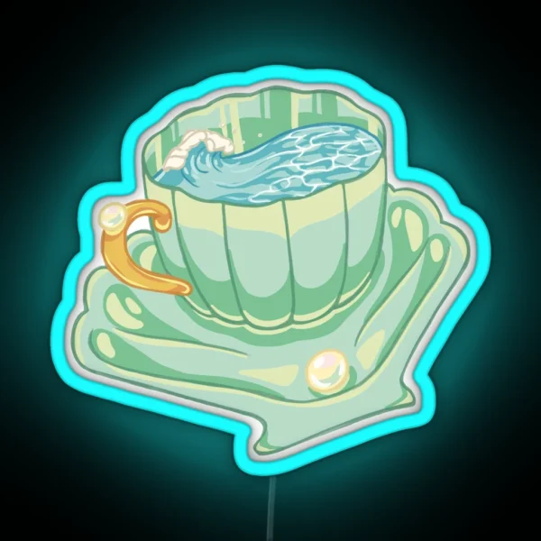 Seastorm In A Cup RGB Neon Sign