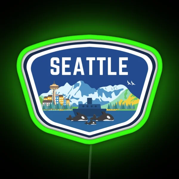 SEATTLE RGB Neon Sign
