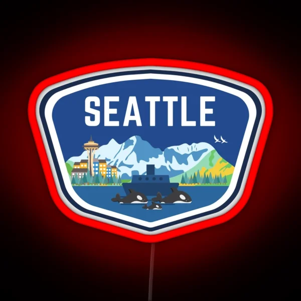 SEATTLE RGB Neon Sign