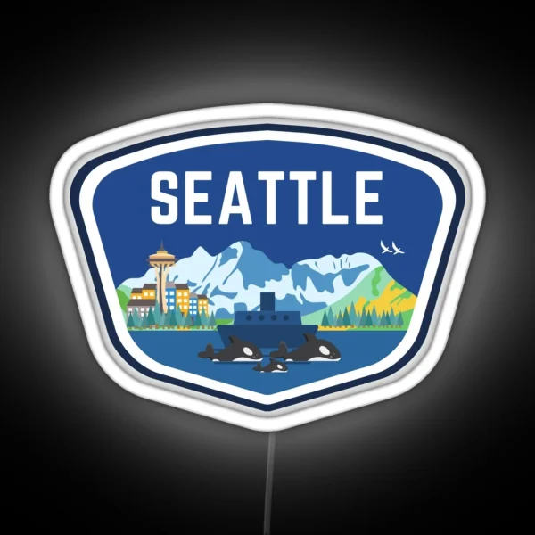 SEATTLE RGB Neon Sign