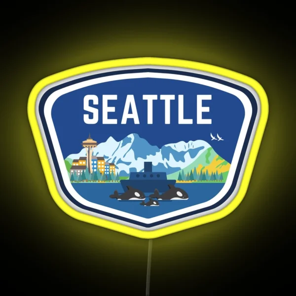SEATTLE RGB Neon Sign