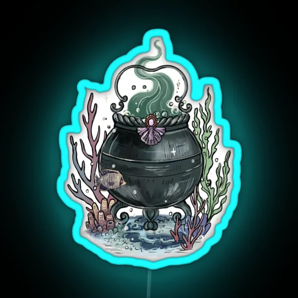 Seawitch Led Cauldron RGB Neon Sign