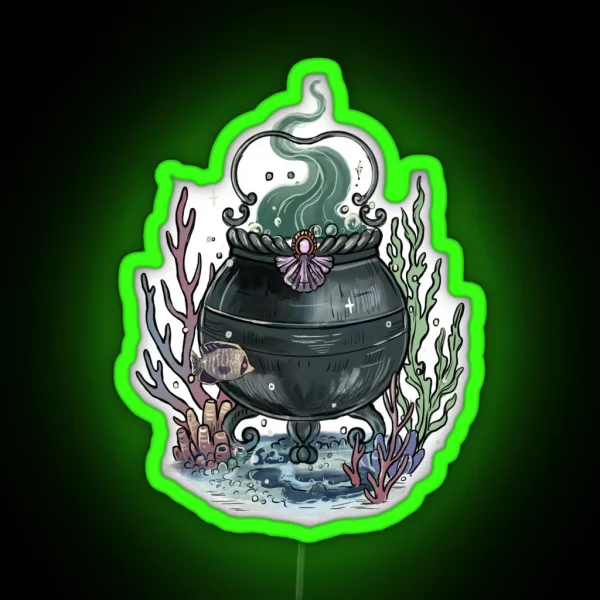 Seawitch Led Cauldron RGB Neon Sign