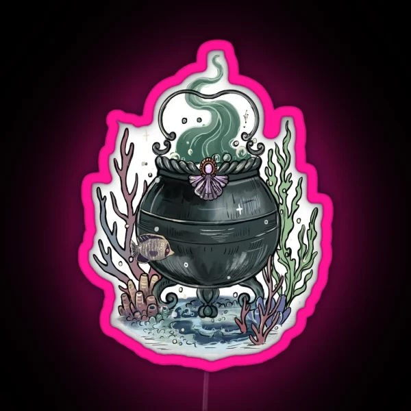 Seawitch Led Cauldron RGB Neon Sign