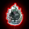 Add mystical ambiance with this colorful seawitch themed neon sign