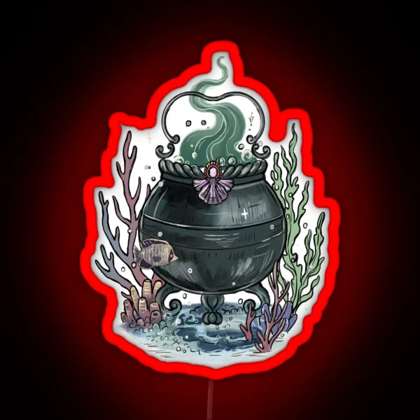 Seawitch Led Cauldron RGB Neon Sign