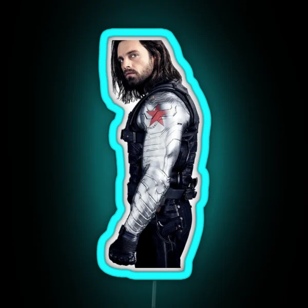 Sebastian Stan RGB Neon Sign