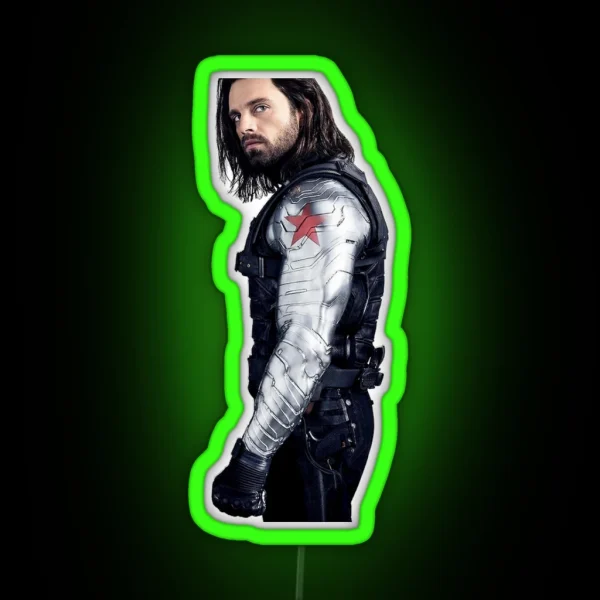 Sebastian Stan RGB Neon Sign