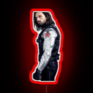 Sebastian Stan RGB Neon Sign