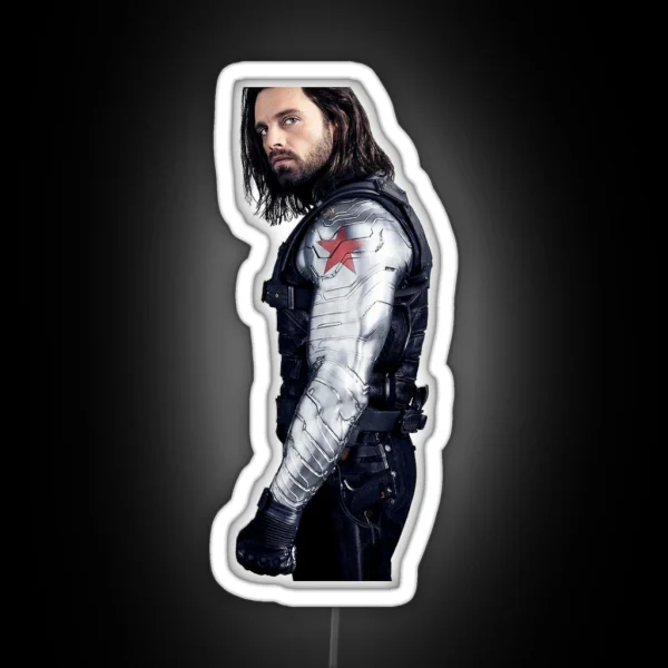 Sebastian Stan RGB Neon Sign