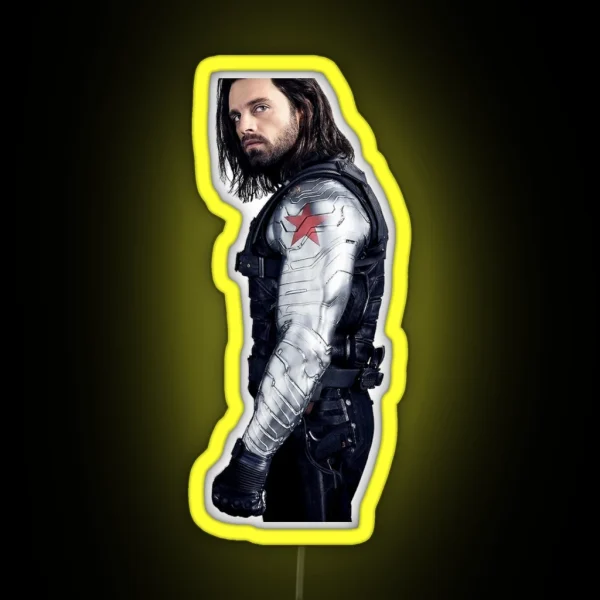 Sebastian Stan RGB Neon Sign