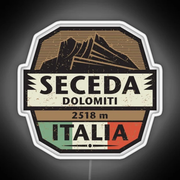 Seceda Dolomiti RGB Neon Sign